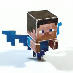 Pixel Papercraft - Articulated Steve